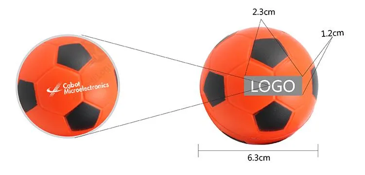6.3cm Football Stress Ball