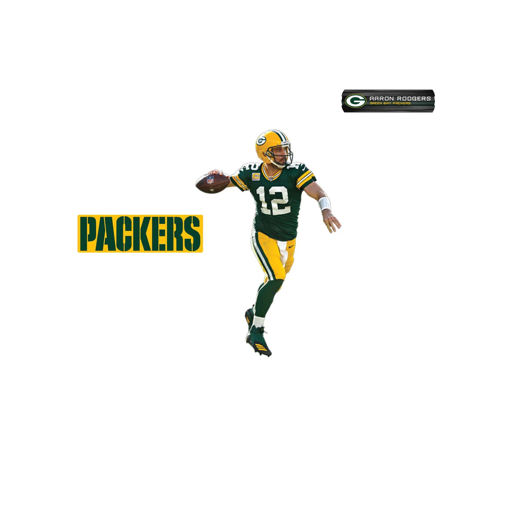 Aaron Rodgers   - Officially Licensed NFL Removable Wall Decal