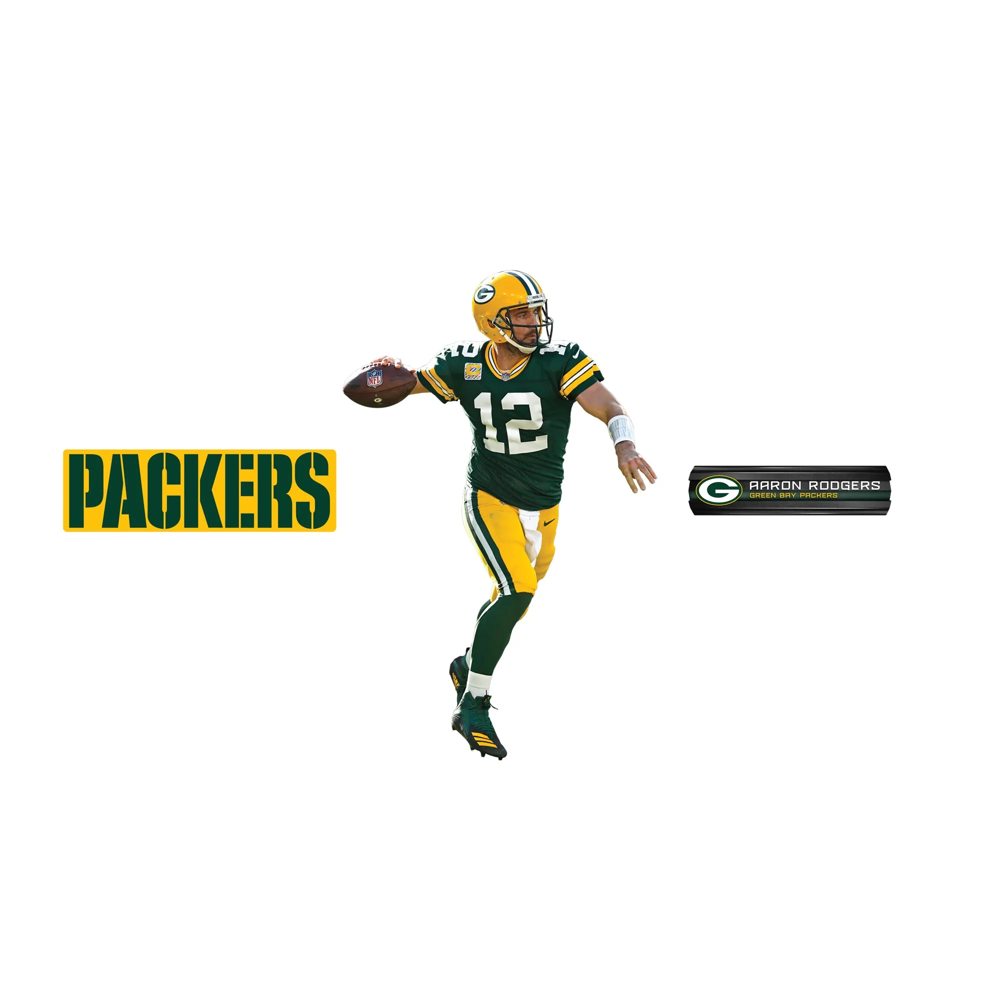 Aaron Rodgers   - Officially Licensed NFL Removable Wall Decal
