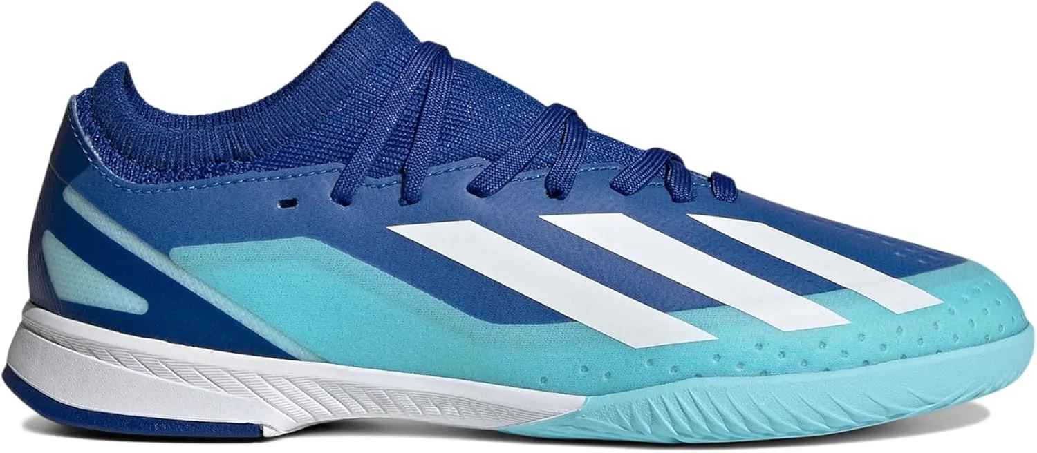 adidas Kids Boys X Crazyfast.3 Indoor Soccer Cleats Indoor - Blue