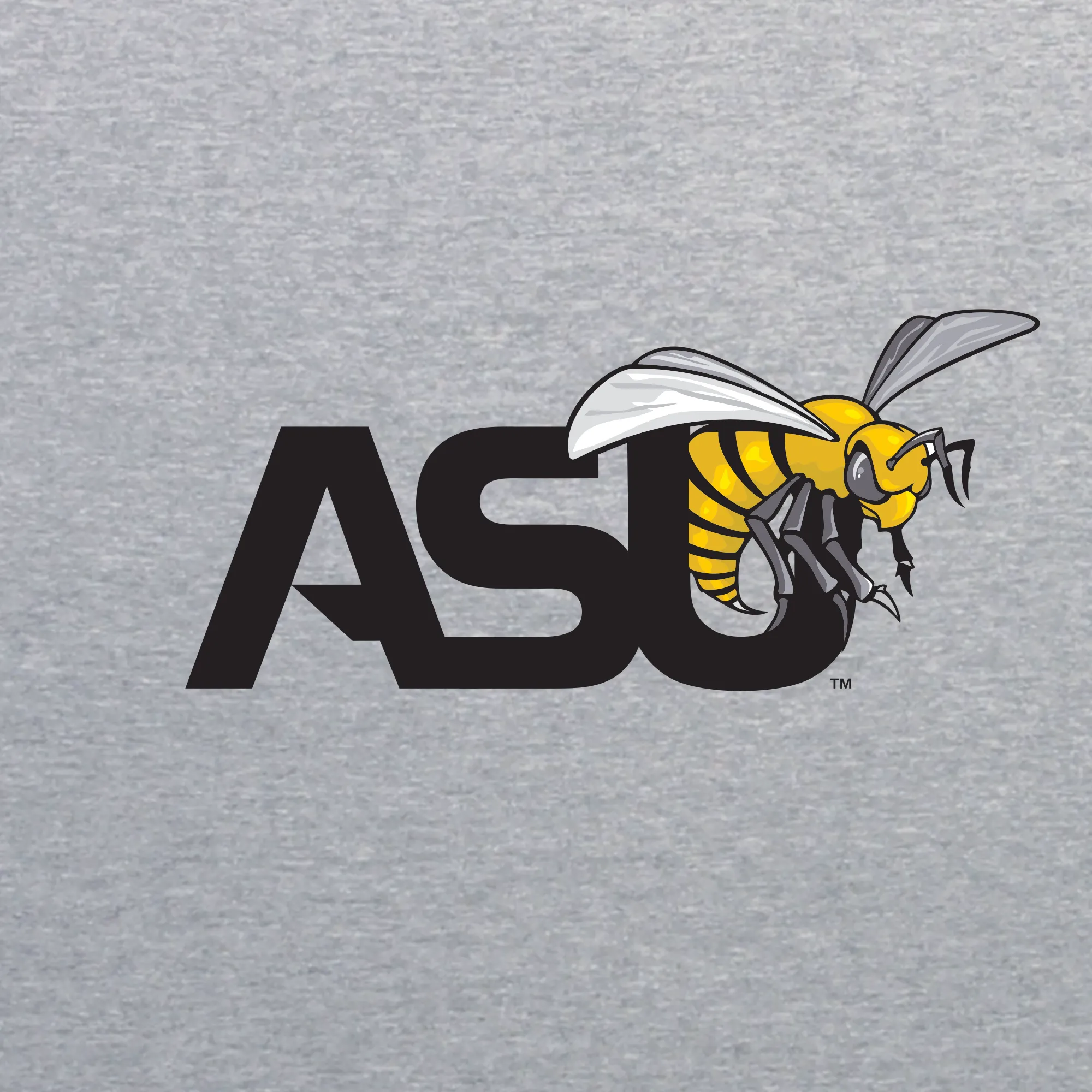 Alabama State University Hornets Primary Logo Youth Short Sleeve T Shirt - Sport Grey