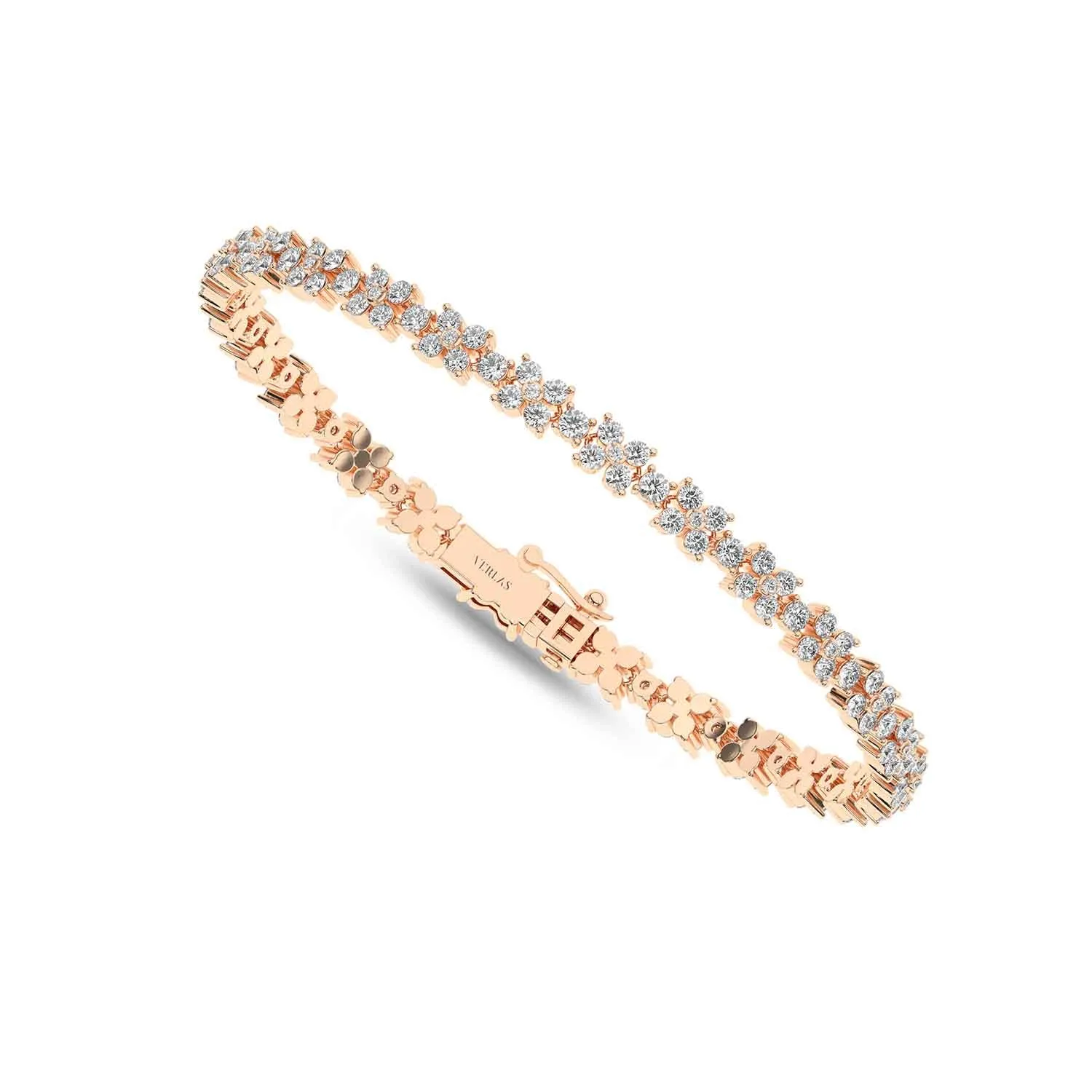 Alyssa Floral Tennis Bracelet