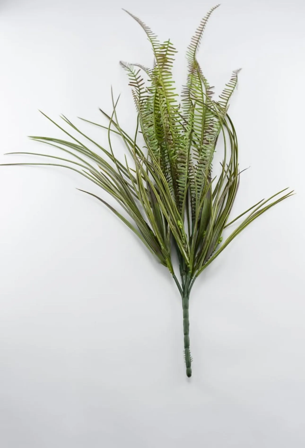 Artificial Grass and fern bush