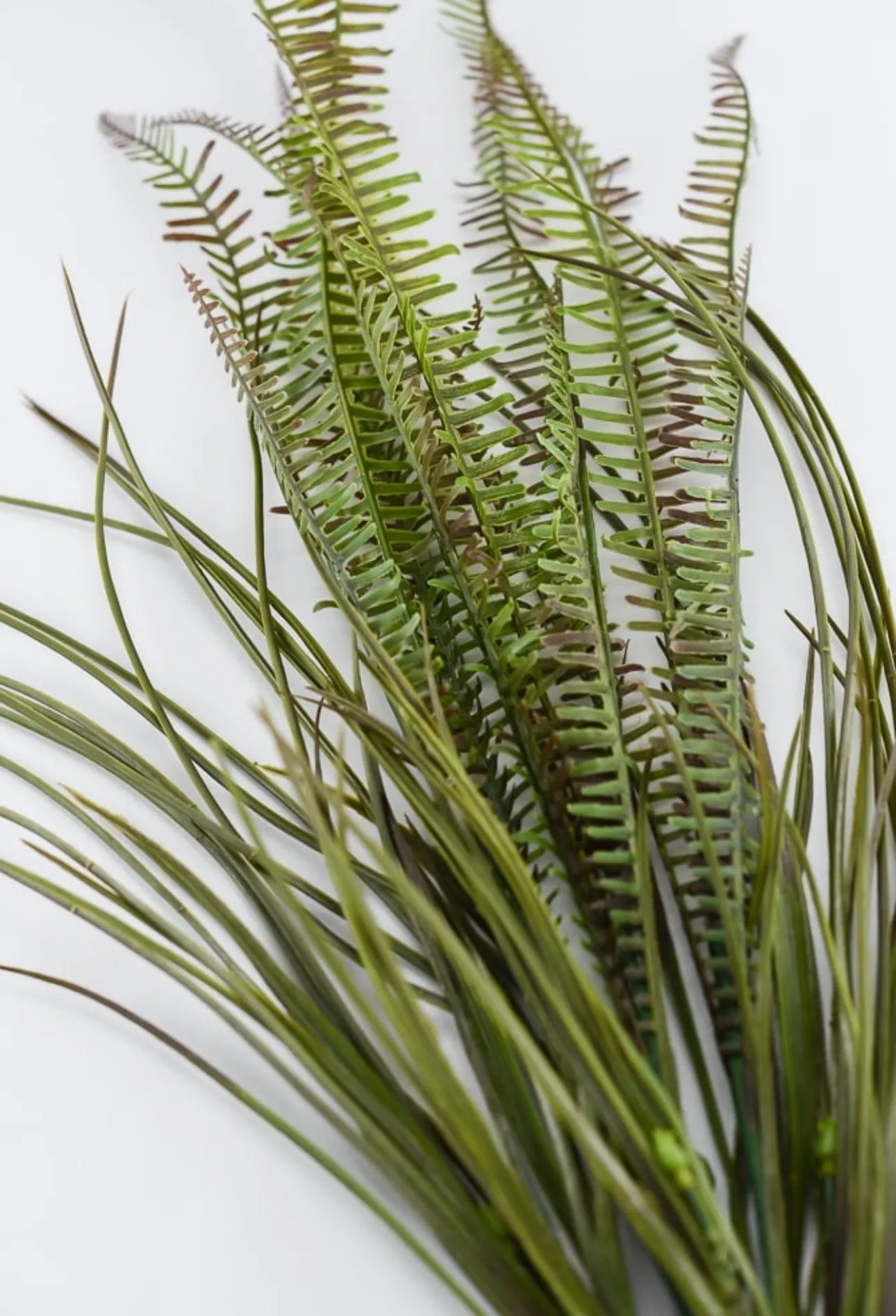 Artificial Grass and fern bush