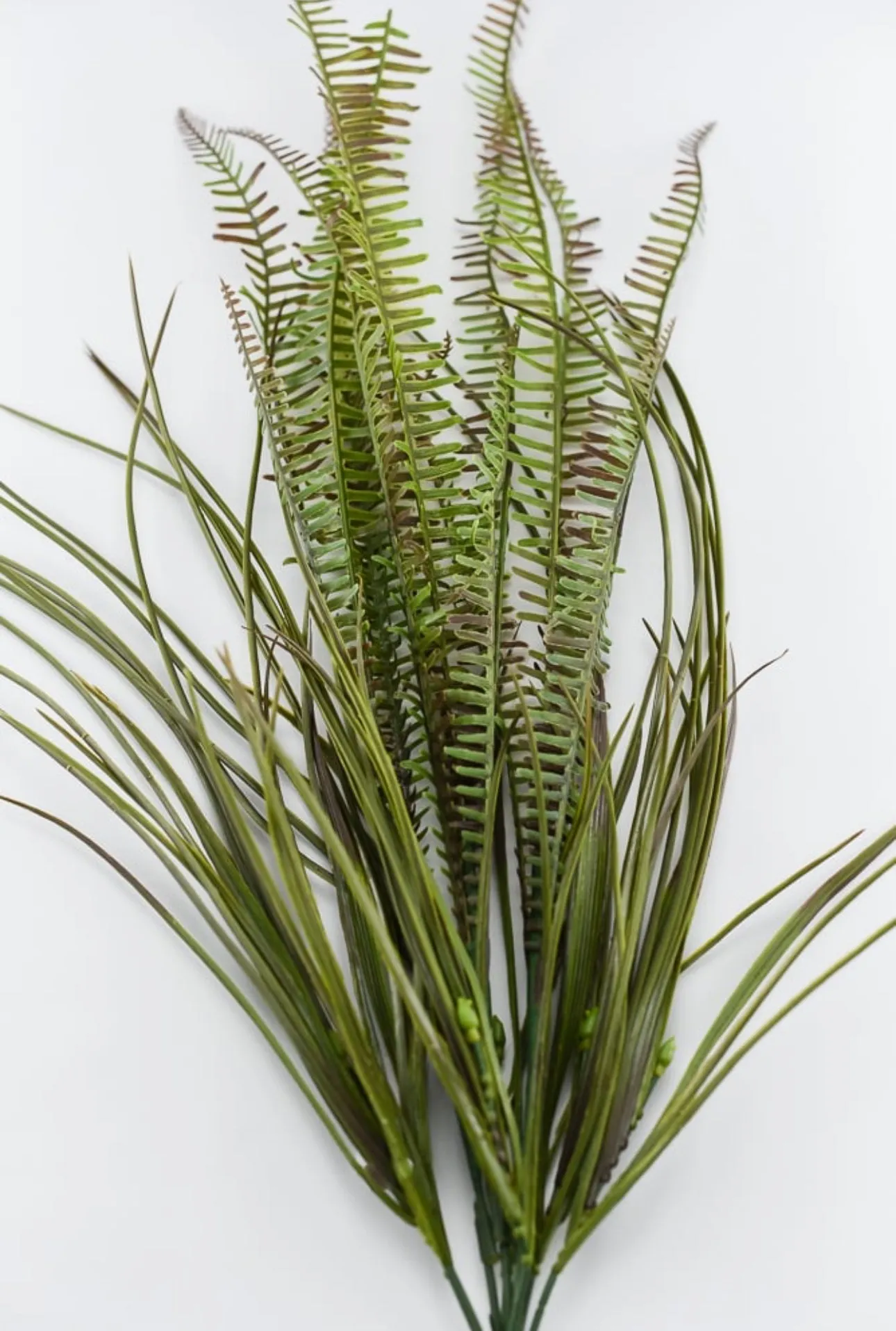 Artificial Grass and fern bush