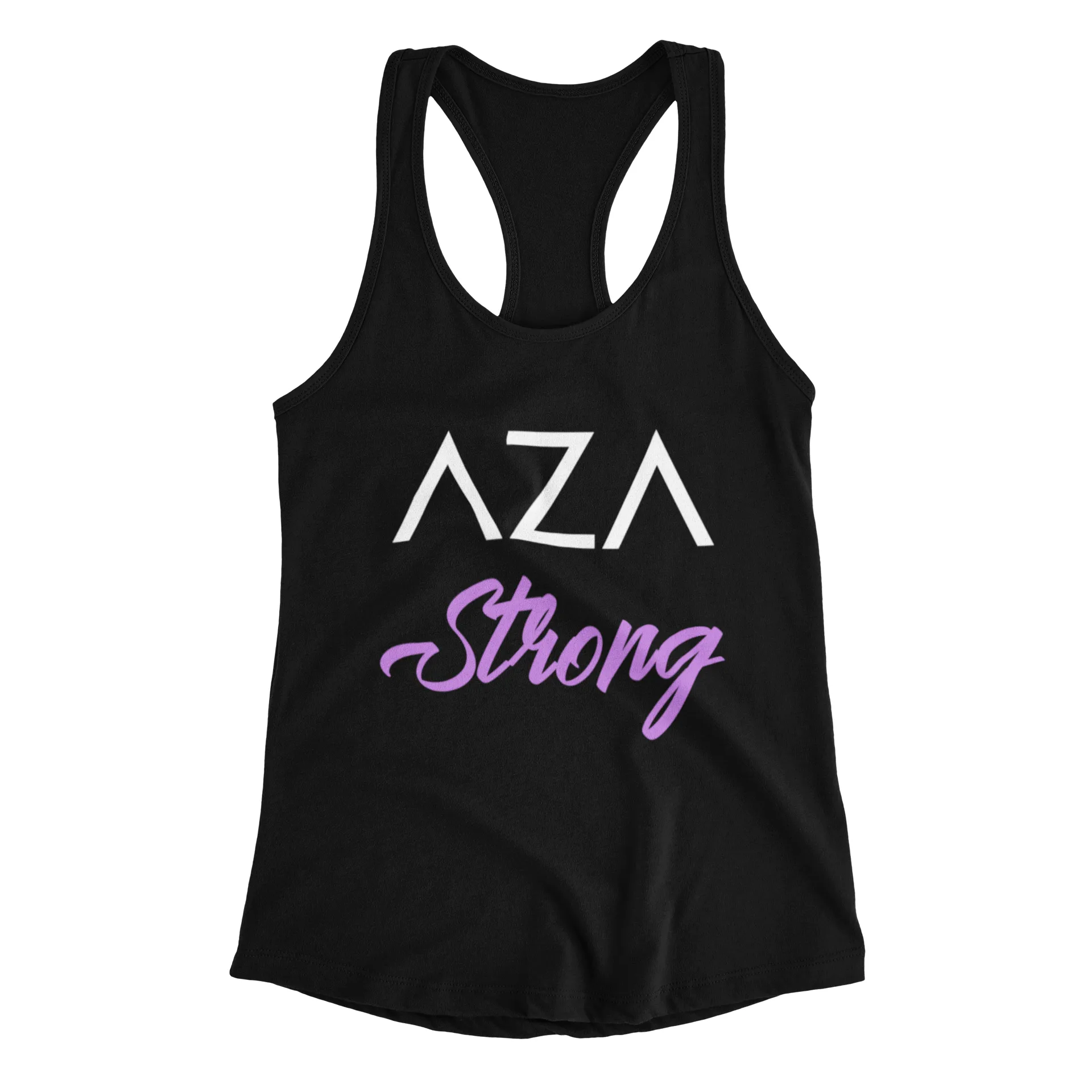 Aza Comics Aza Strong Superhero Racerback Exercise Tee