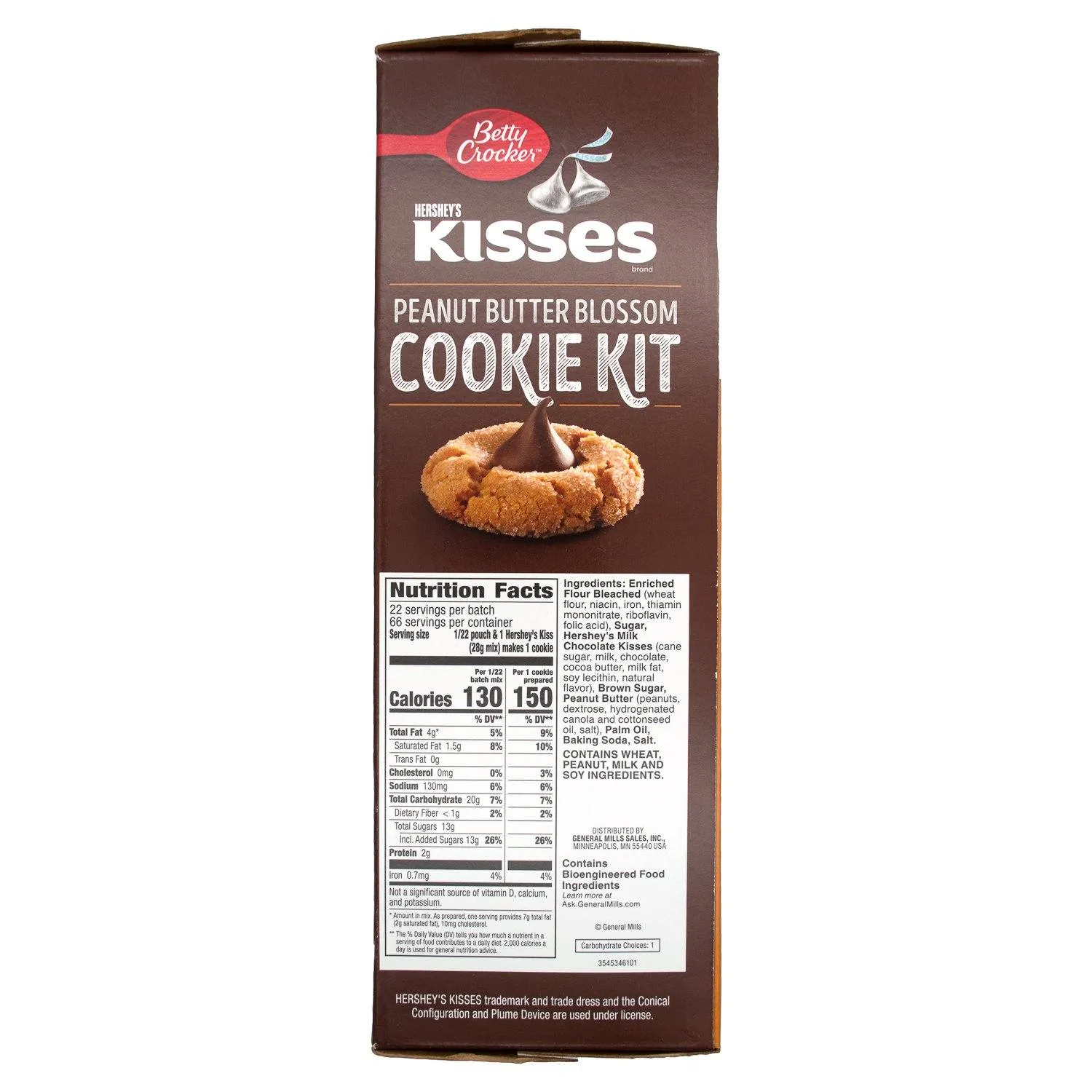 Betty Crocker Hershey's Kisses Peanut Butter Blossom Cookie Kit