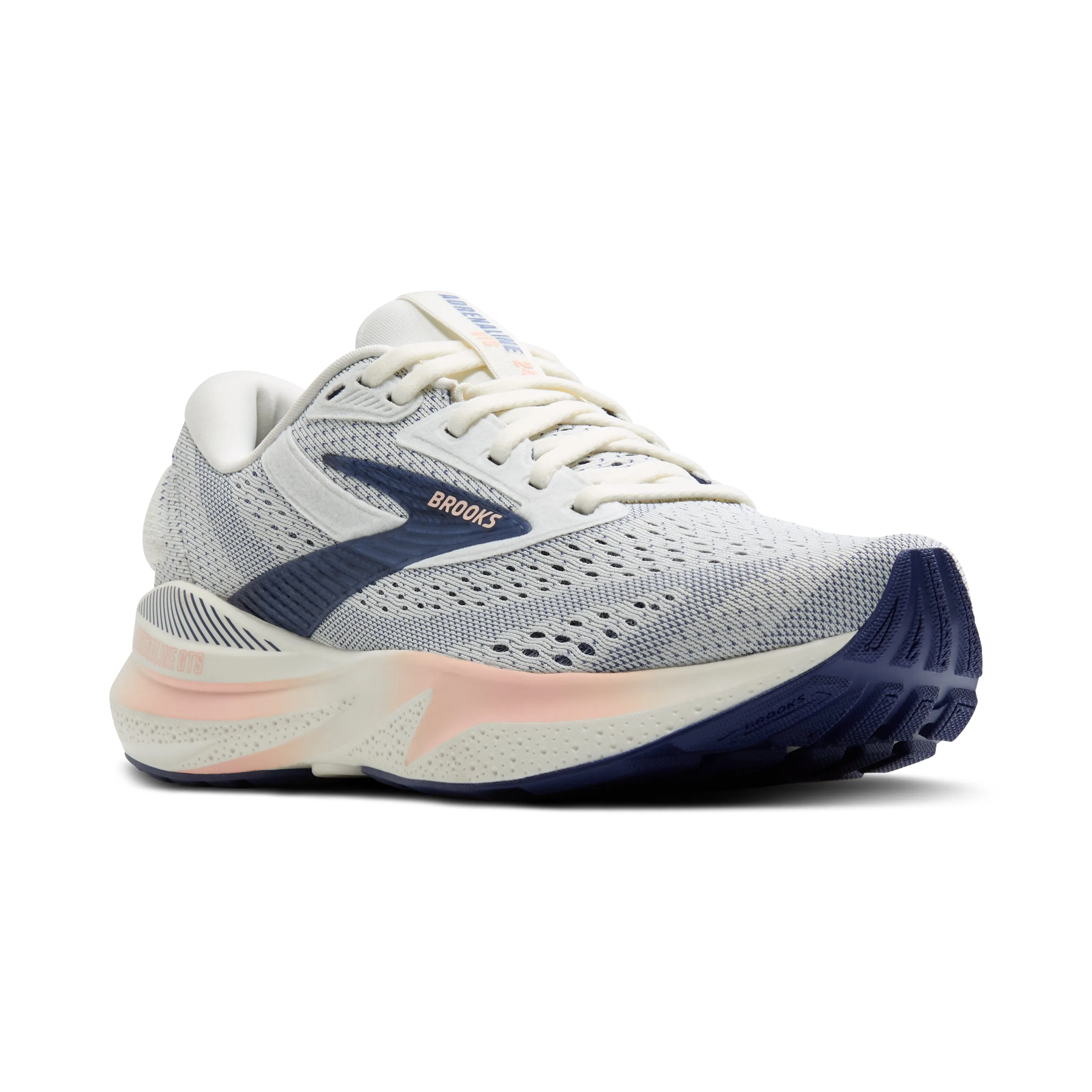 Brooks | Adrenaline GTS 24 | Women's | Grey/Blue Ribbon/Peach