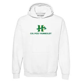Cal Poly Humboldt Lumberjacks Primary Logo Hoodie - White