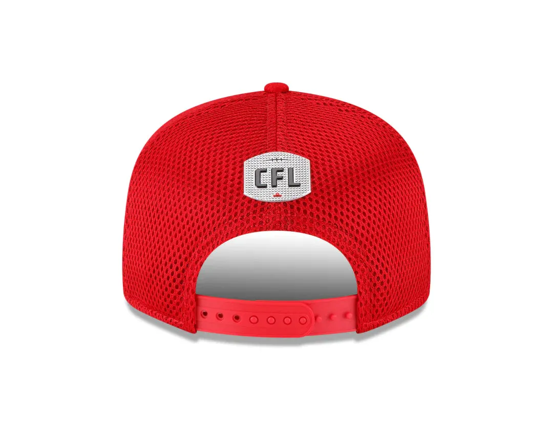 Calgary Stampeders CFL Football New Era Sideline 9Fifty Snapback Hat - Red