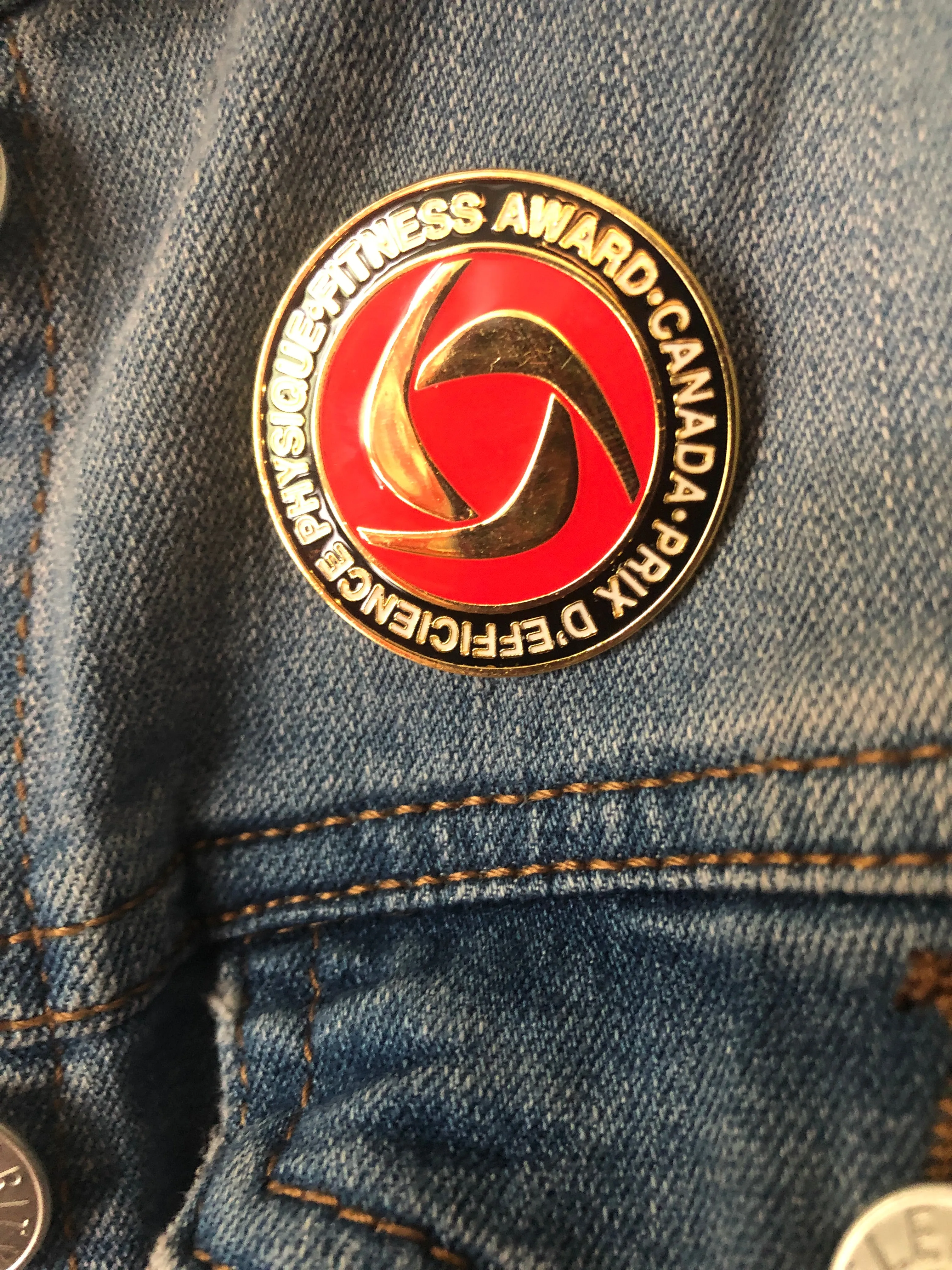 Canada Fitness Enamel Pin