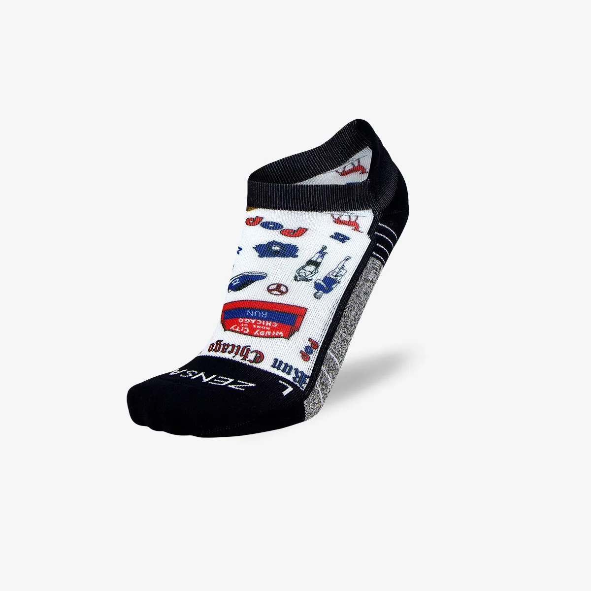 Chicago Doodle (No Show) Socks