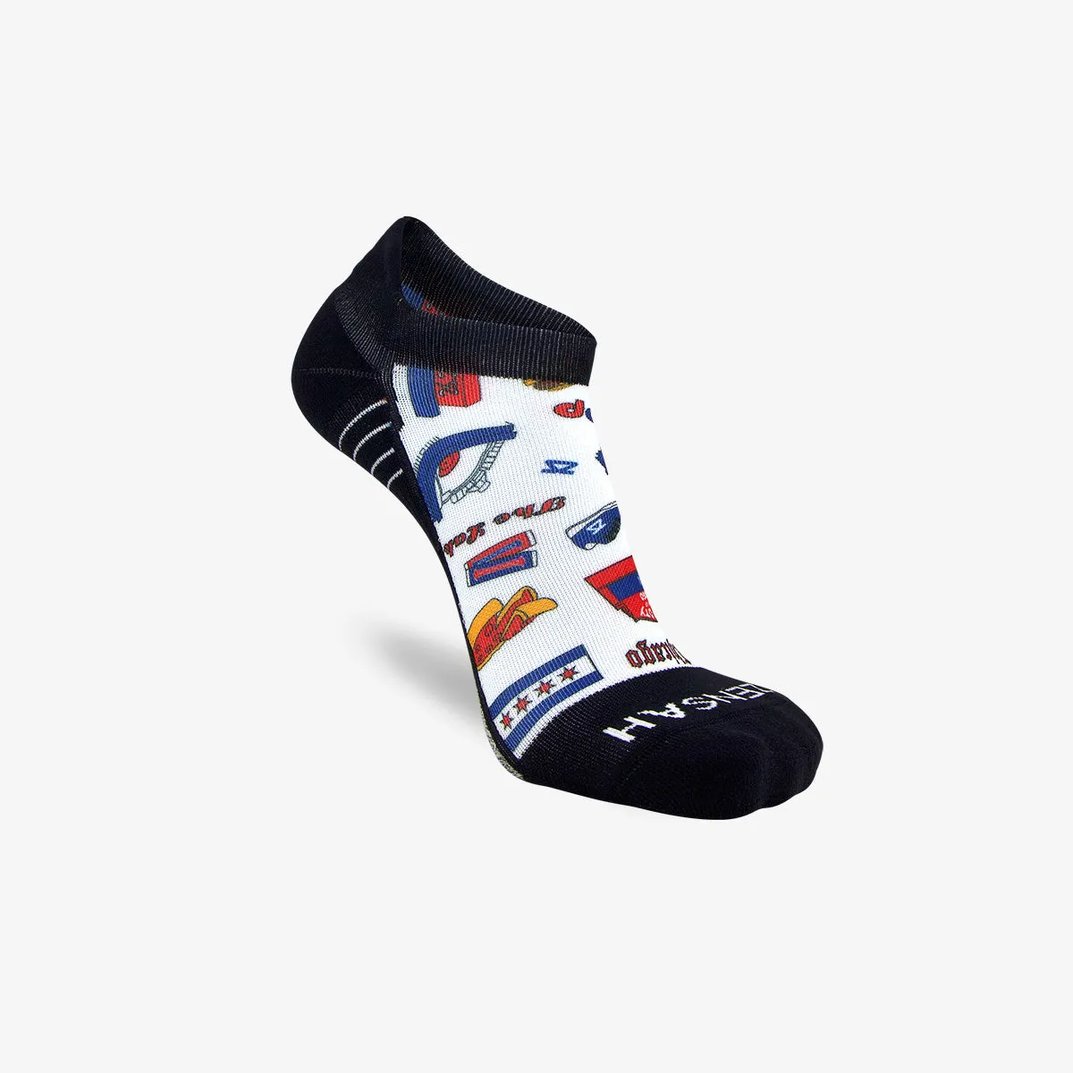 Chicago Doodle (No Show) Socks
