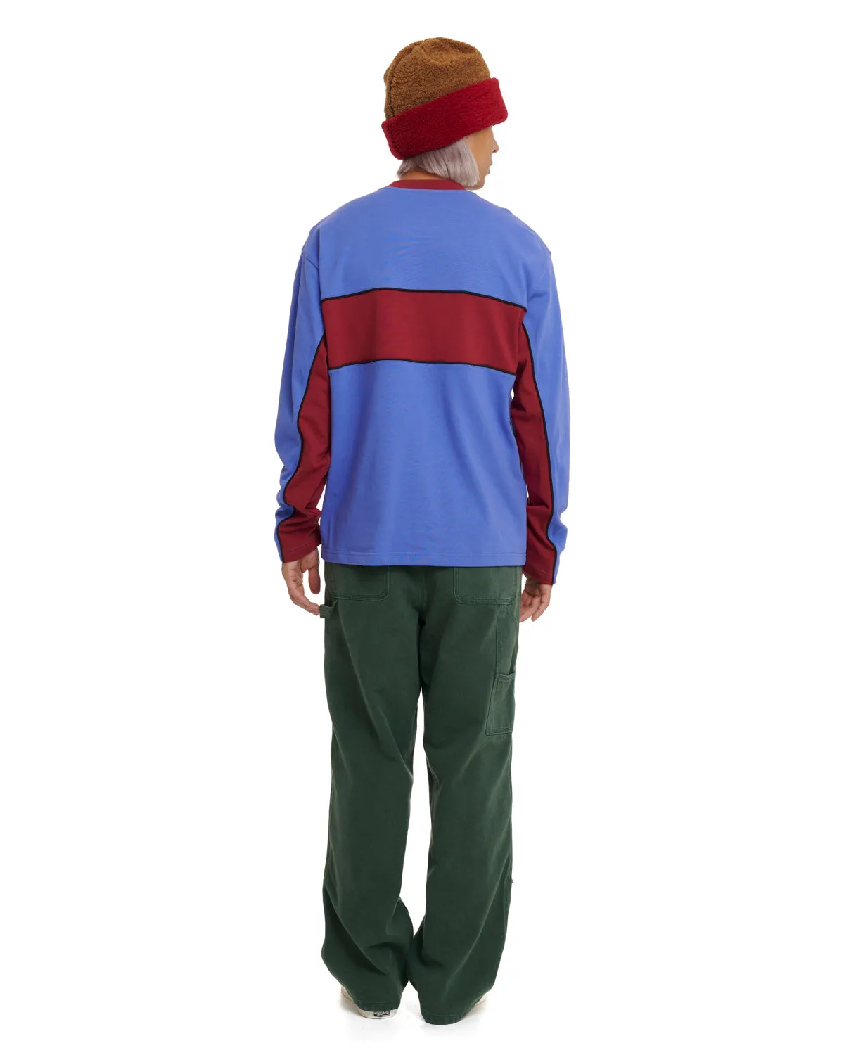 Connections Long Sleeve Football Shirt - Blue Multi