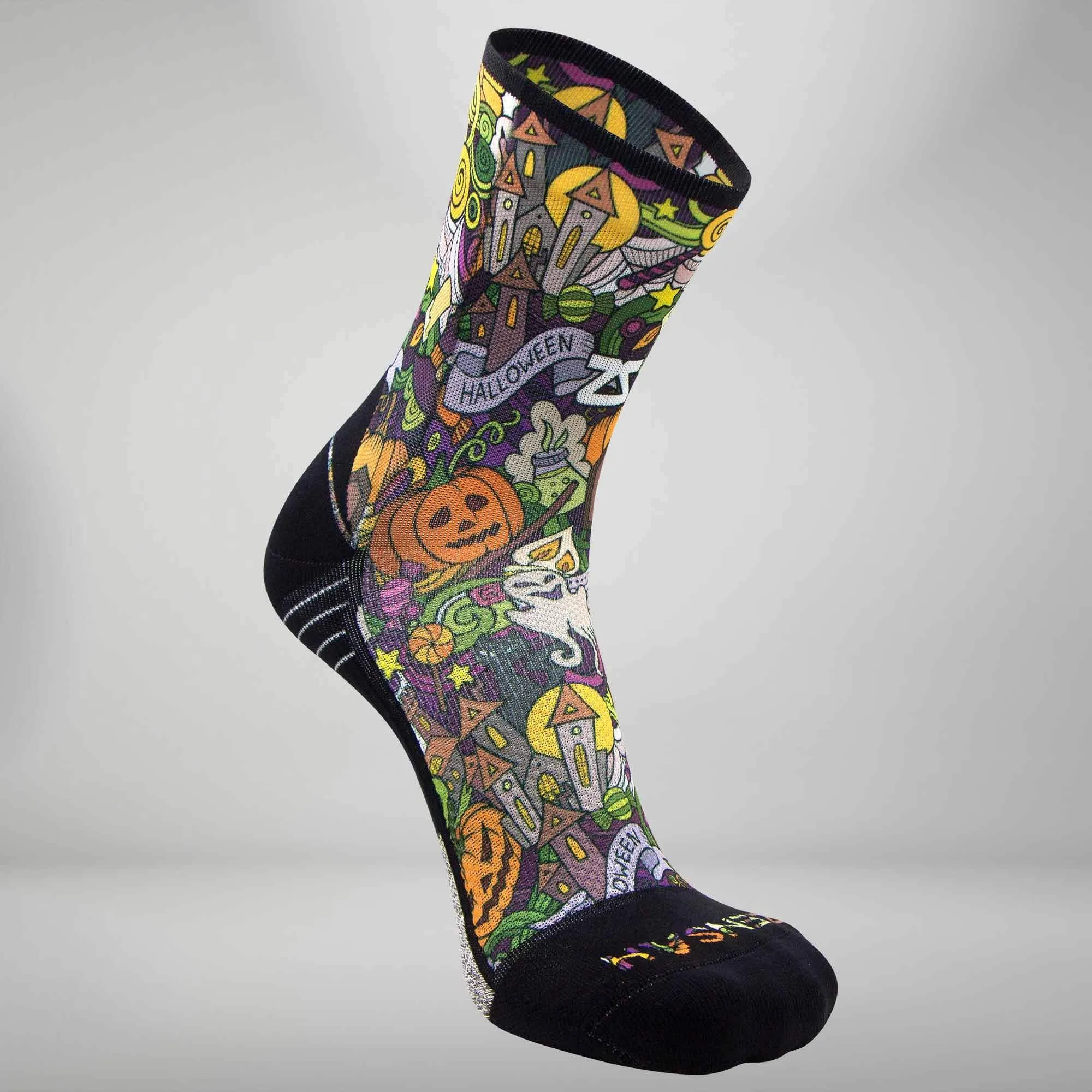 Halloween Collage Socks (Mini Crew)