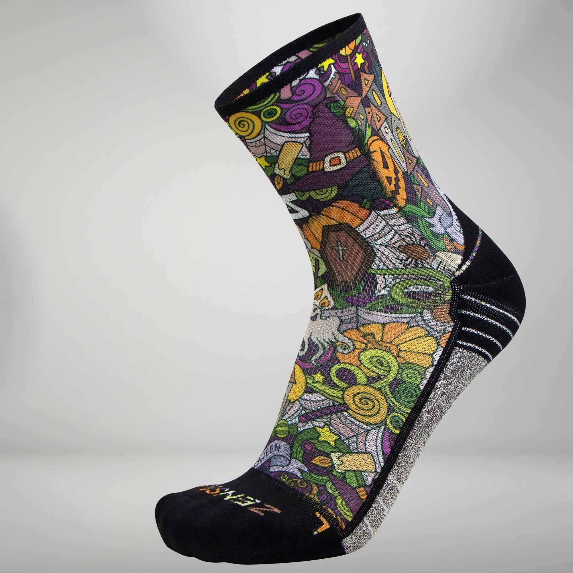 Halloween Collage Socks (Mini Crew)