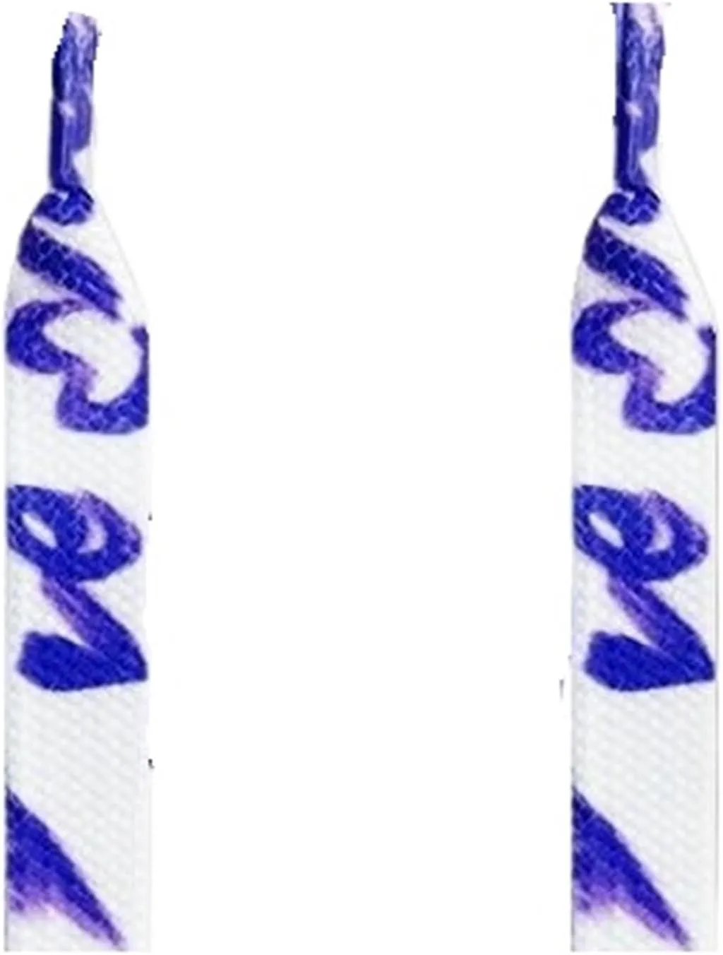 Hand-painted Graffiti Rubber Shoelaces For Fashion Shoe Laces For Sneakers Men Women Sports High-top Canvas Shoestring