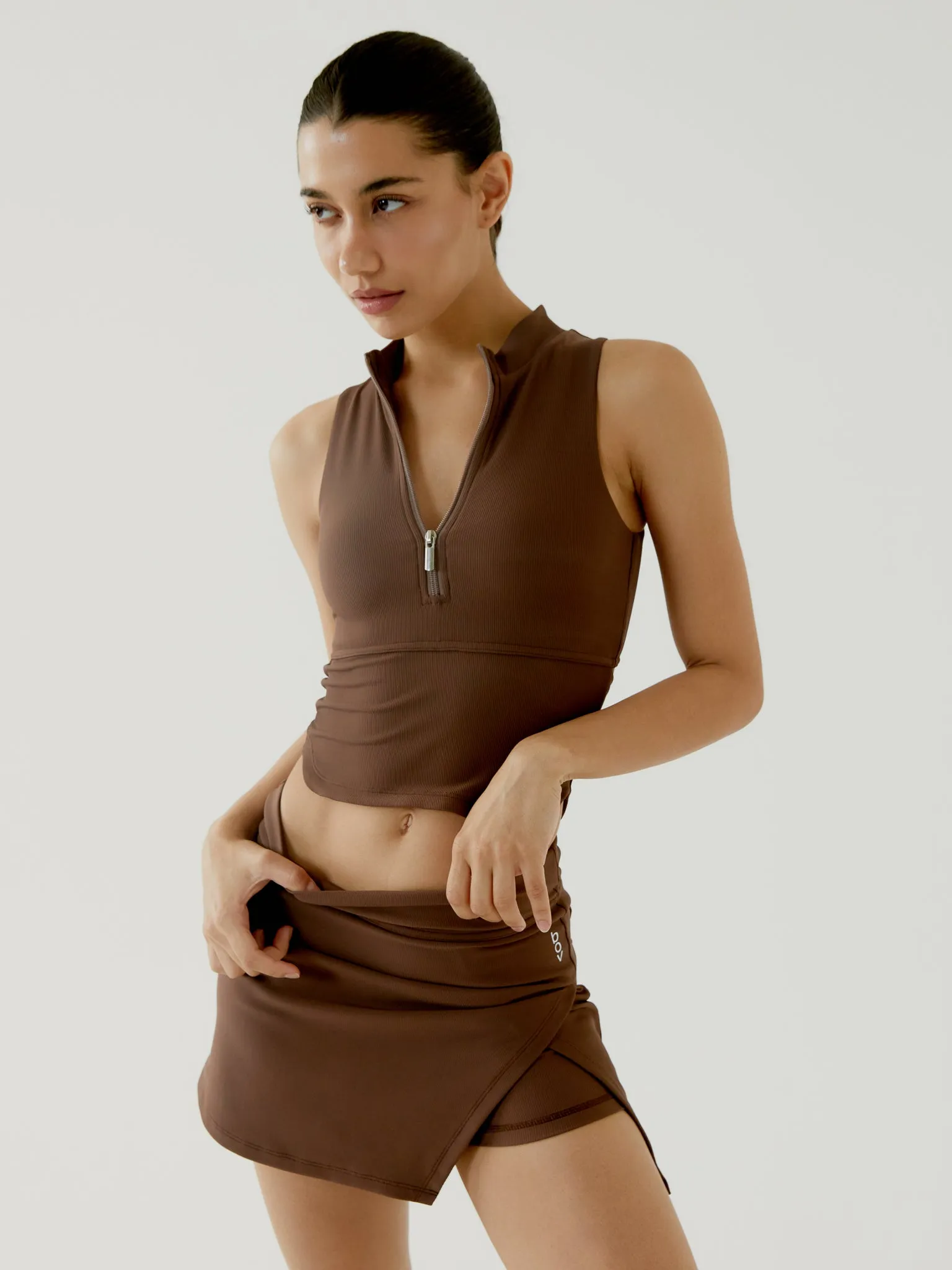 Harper Skort - Brown