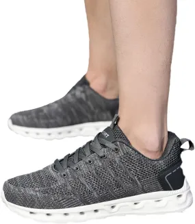 Hbeylia Tennis Athletic Running Shoes For Men Fashion Casual Lace Up Lightweight Non Slip Cushioned Sneakers Flats Low Top Memory Foam Hiking Sports Athletic Gym Jogging Tennis Trainer Shoes