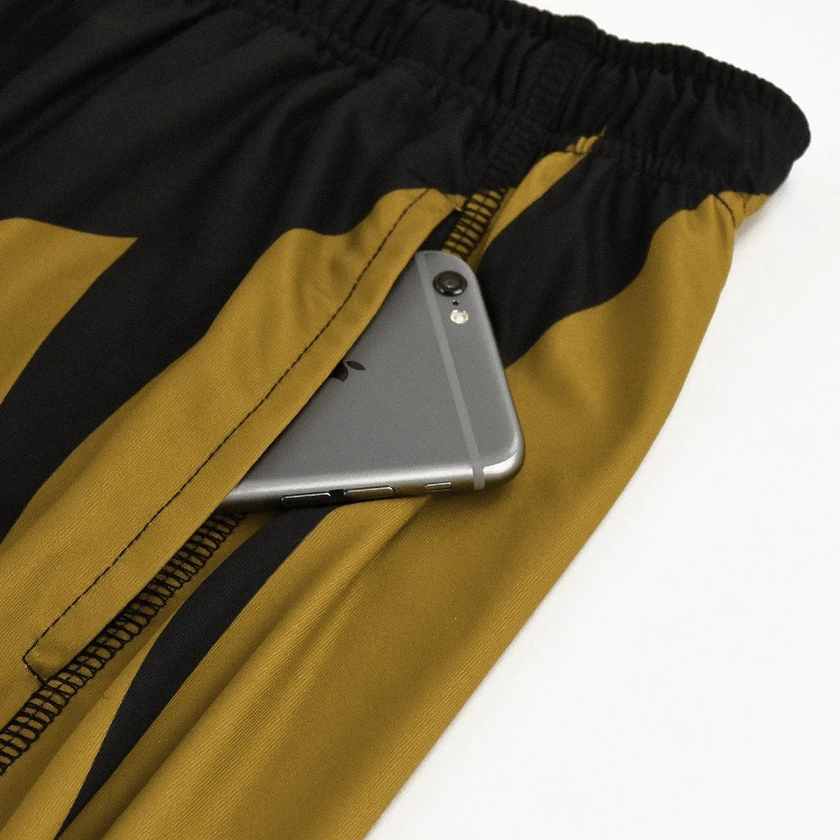 Icarus Black and Gold shorts