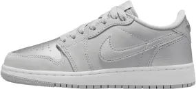 Jordan Air 1 Low OG Wolf Grey Big Kids' Shoes (CZ0858-002, Neutral Grey/Metallic Silver-White)