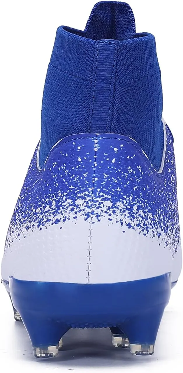 Kids & Men's Soccer Cleats High-Top Football Boots for Youth Professional Training Turf Indoor Outdoor Athletic Sneaker