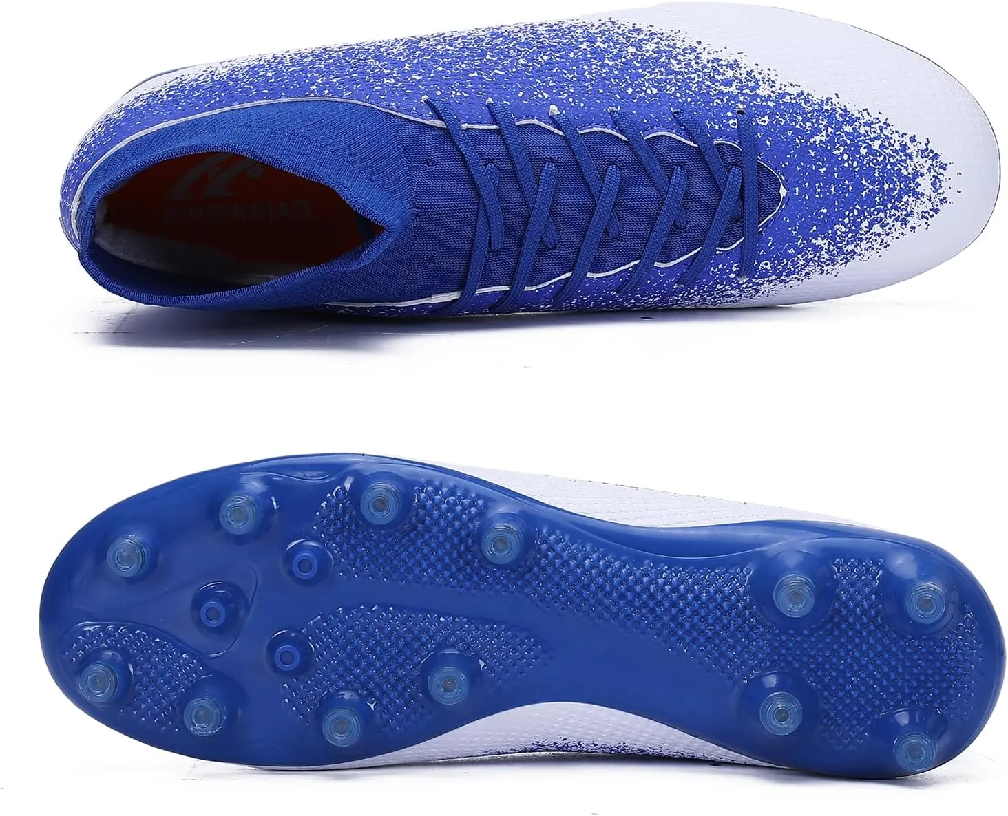 Kids & Men's Soccer Cleats High-Top Football Boots for Youth Professional Training Turf Indoor Outdoor Athletic Sneaker