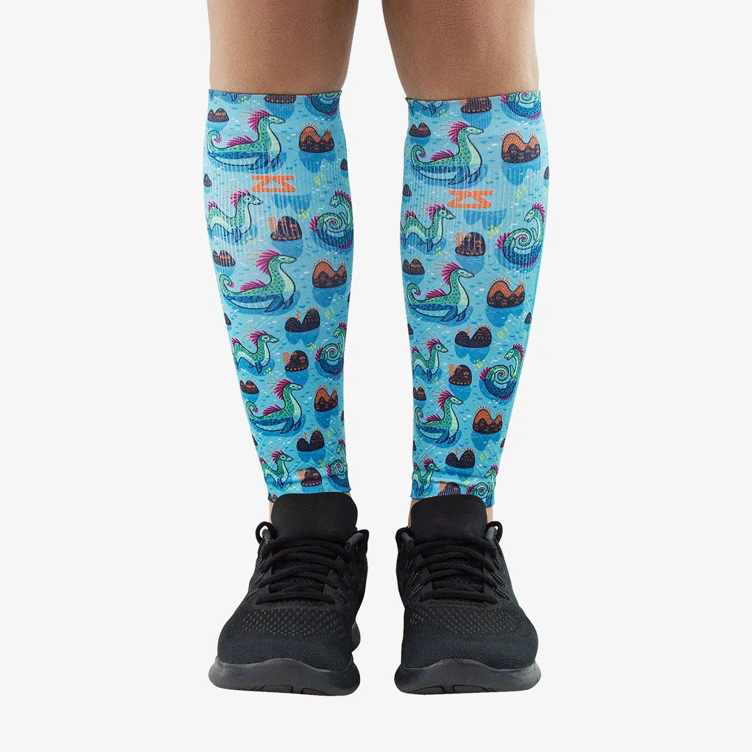 Loch Ness Monsters Compression Leg Sleeves