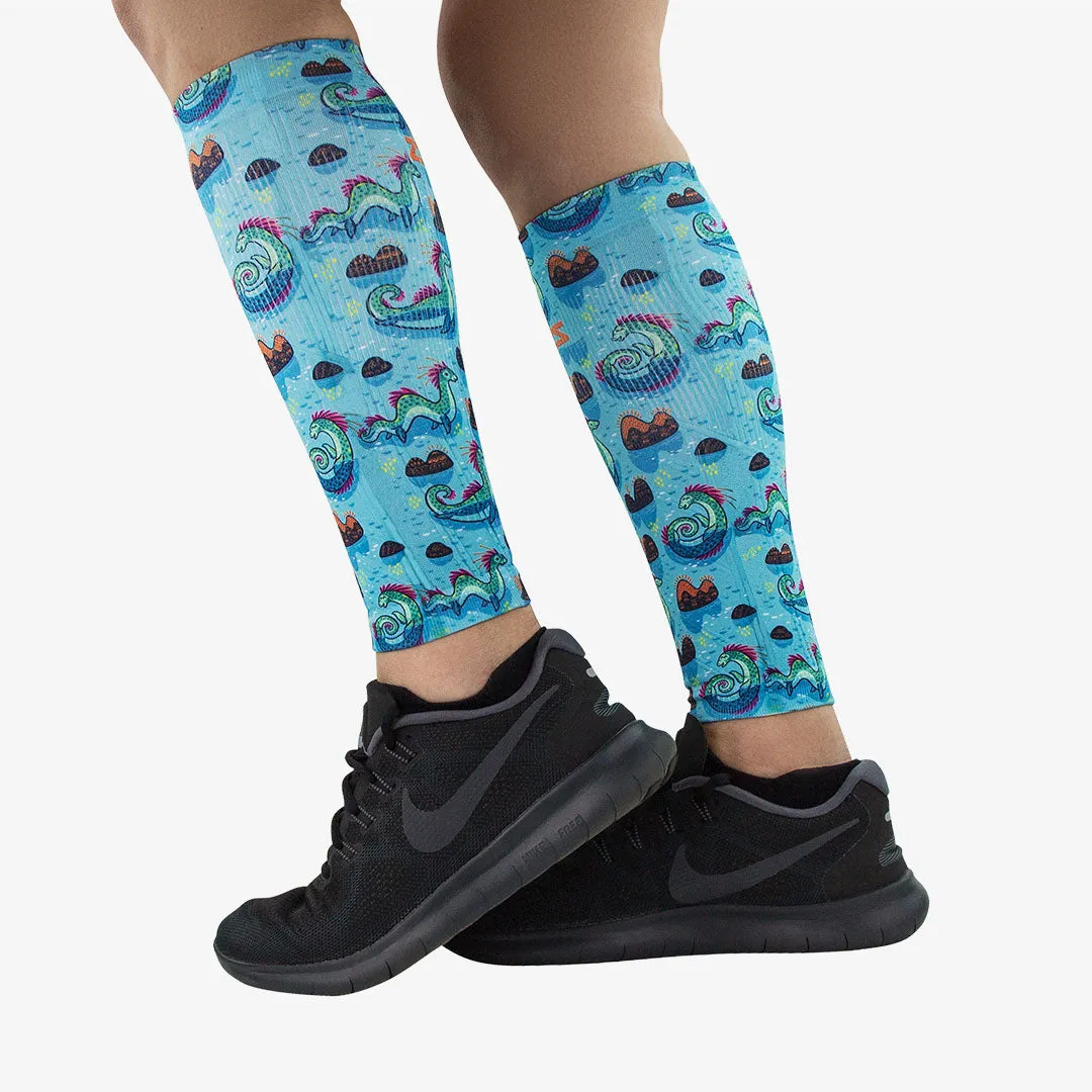 Loch Ness Monsters Compression Leg Sleeves
