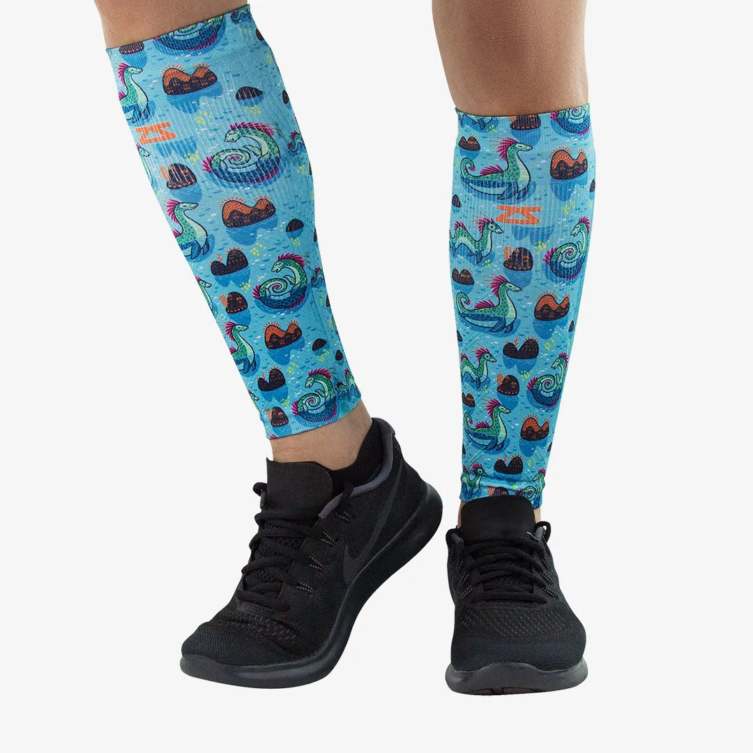 Loch Ness Monsters Compression Leg Sleeves