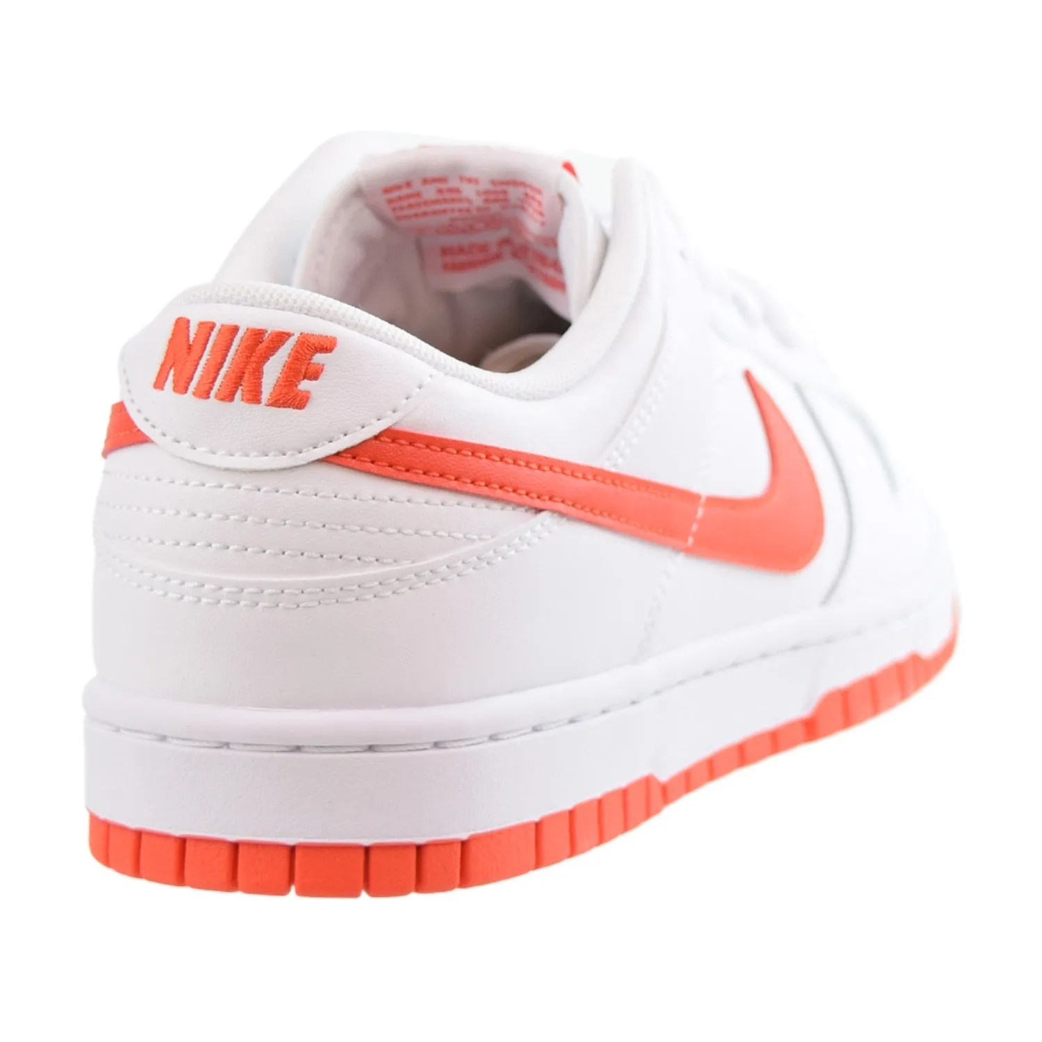 Nike Dunk Low Retro Men's Shoes White-Picante Red