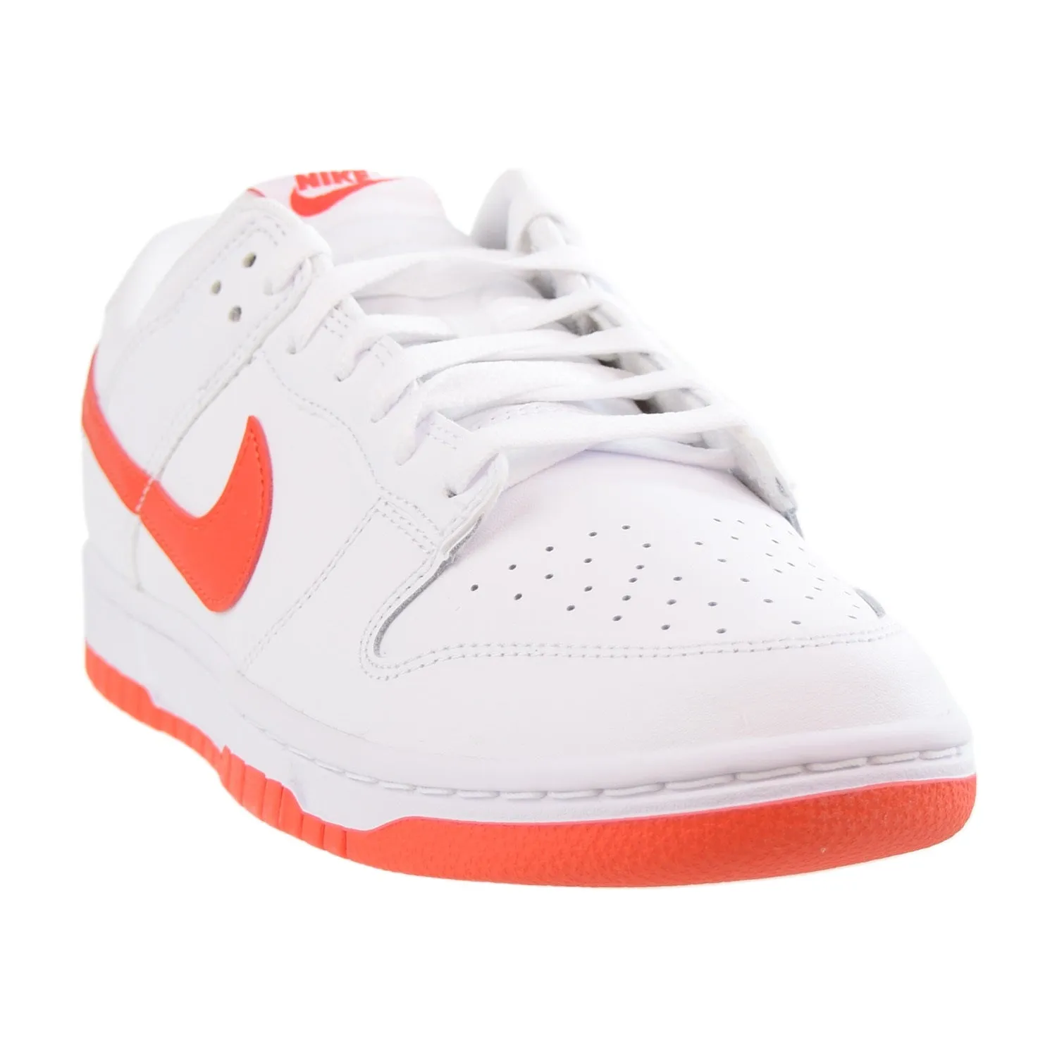 Nike Dunk Low Retro Men's Shoes White-Picante Red