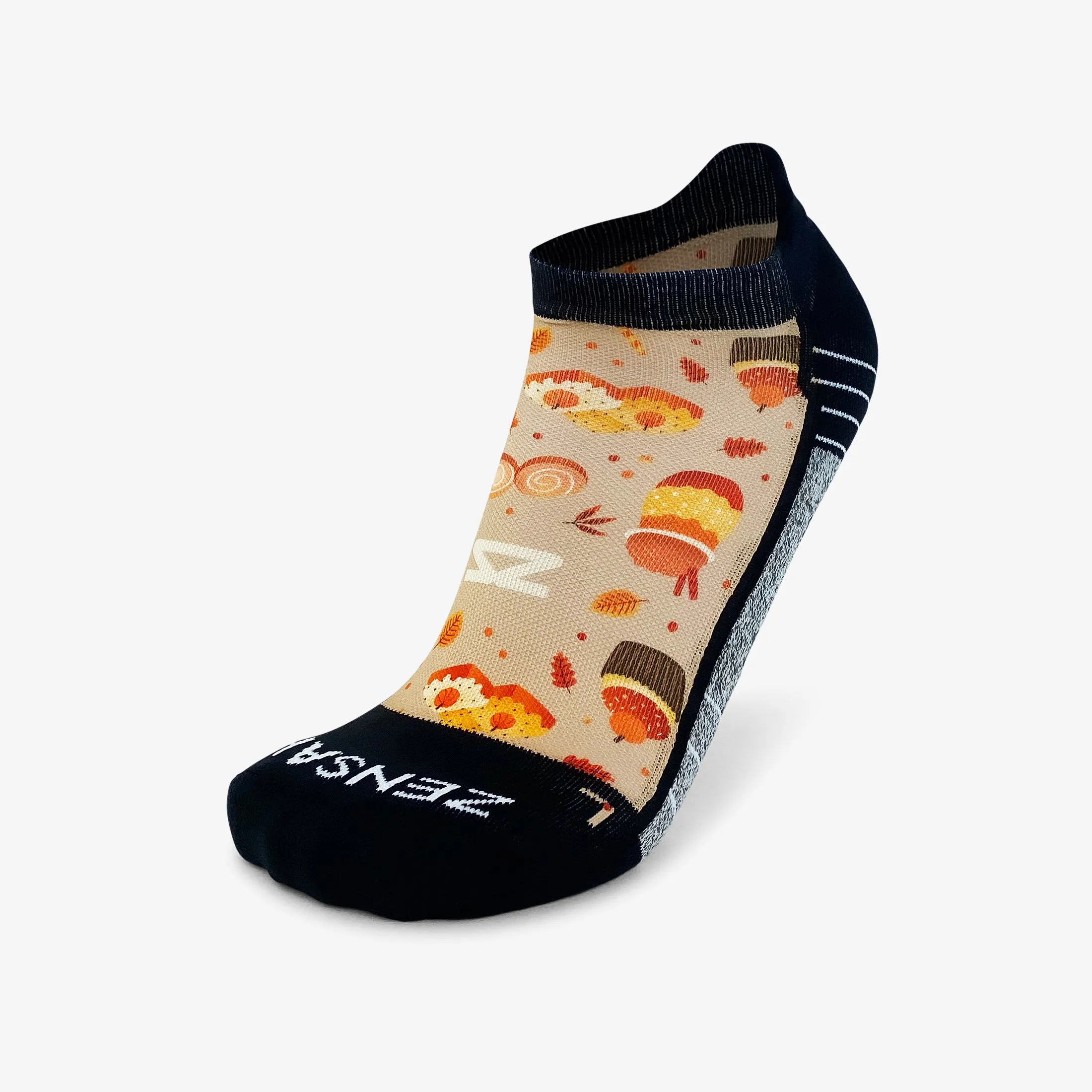 Pumpkin Spice Running Socks (No Show)
