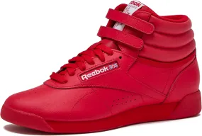 Reebok Women's Freestyle Hi High Top Sneakers for Women, Black or White Basketball and Tennis Shoes Womens Size 5-12