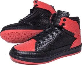 Soulsfeng Unisex Basketball Shoes Leather High Top Sneakers Comfortable Walking Skate Shoes