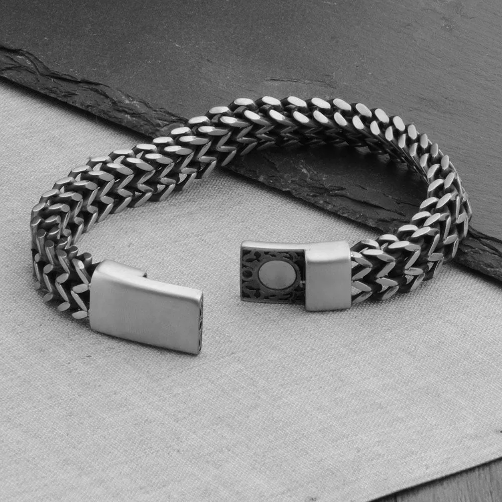 Stefan Stainless Steel Chain Bracelet