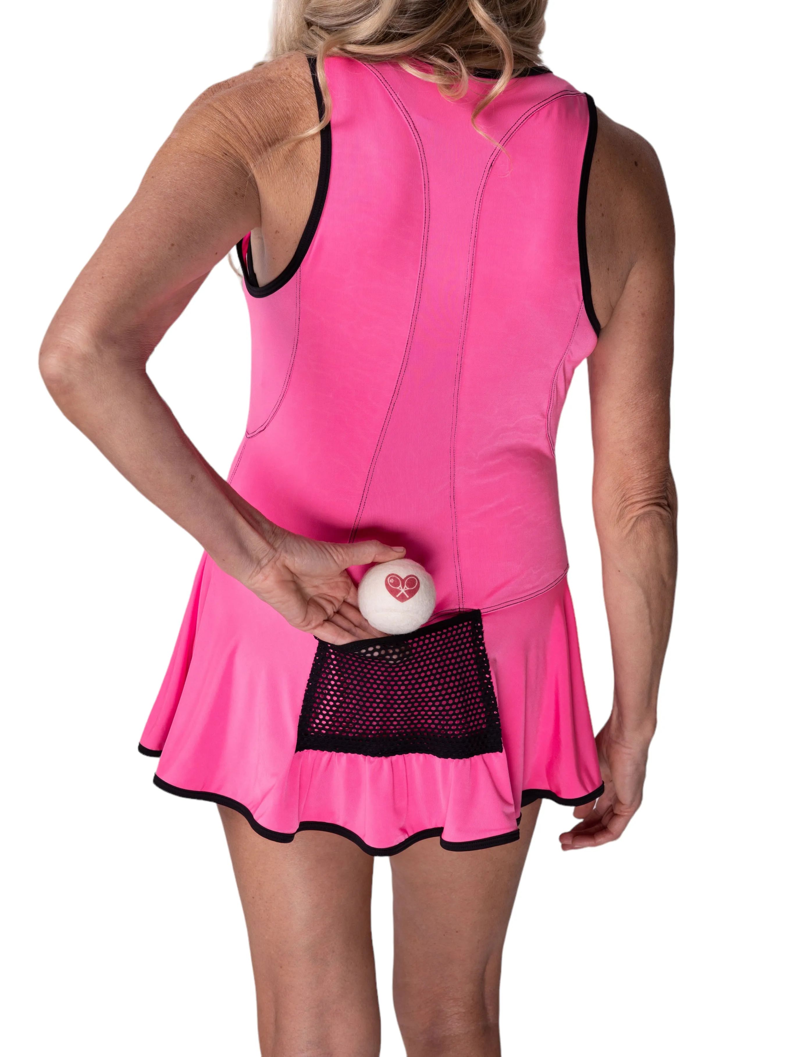 The Andrea Dress Pink Short