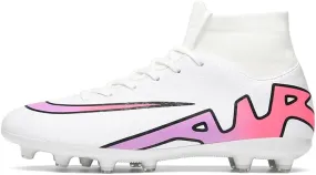 Unisex-Adult Soccer Cleats Lightweight Futsal Training Football Shoes for Big Boys