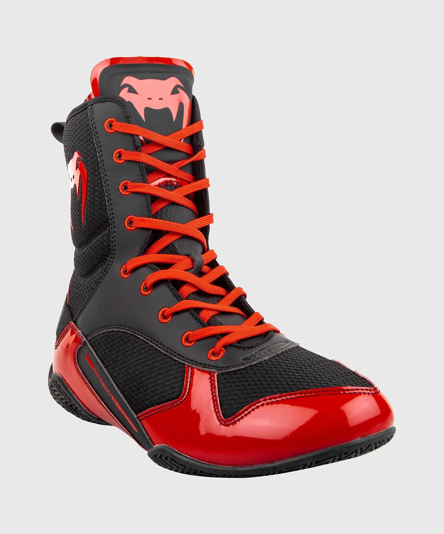 Venum Elite Boxing Shoes - Black/Red