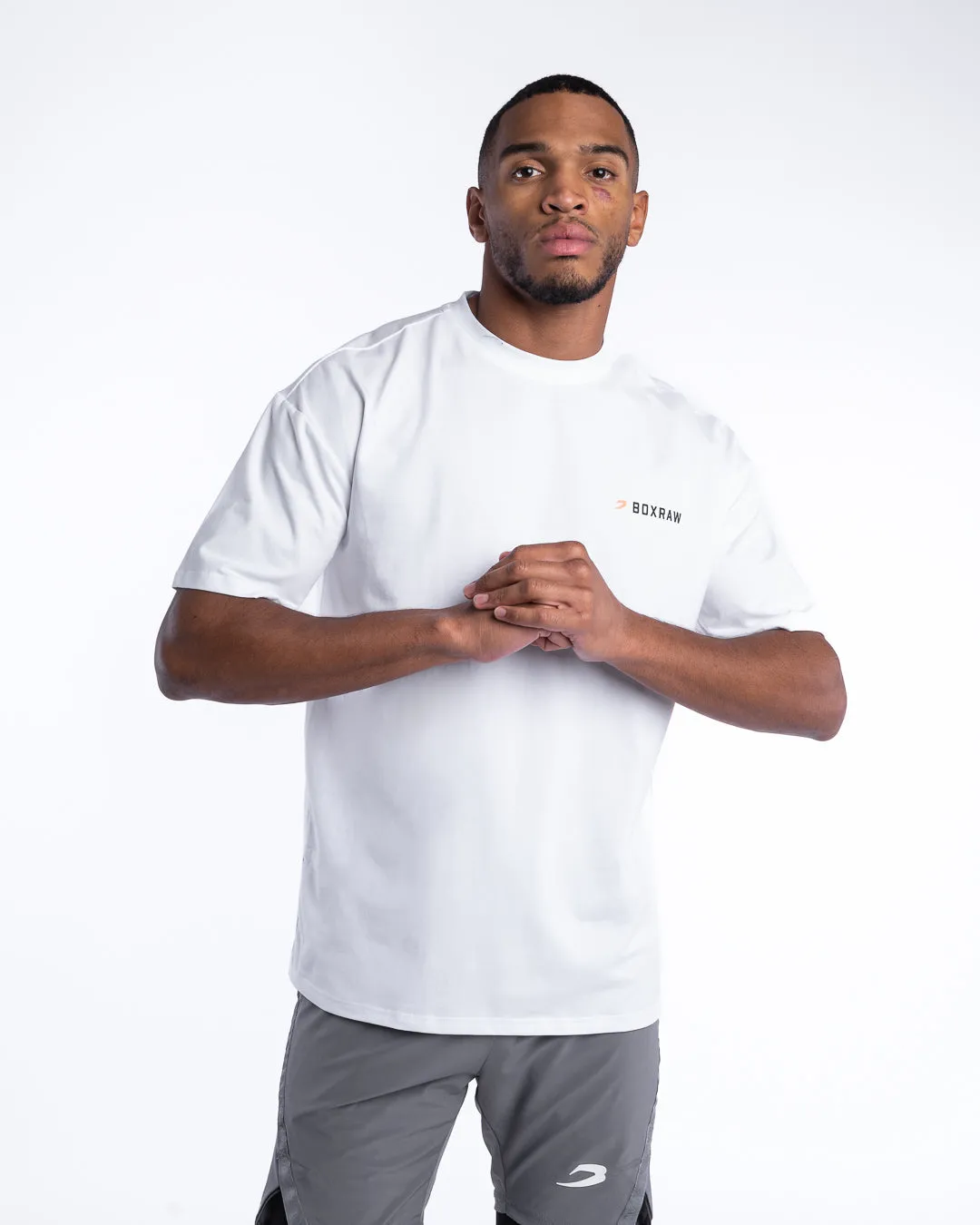 We Don't Play Boxing Oversized T-Shirt - White