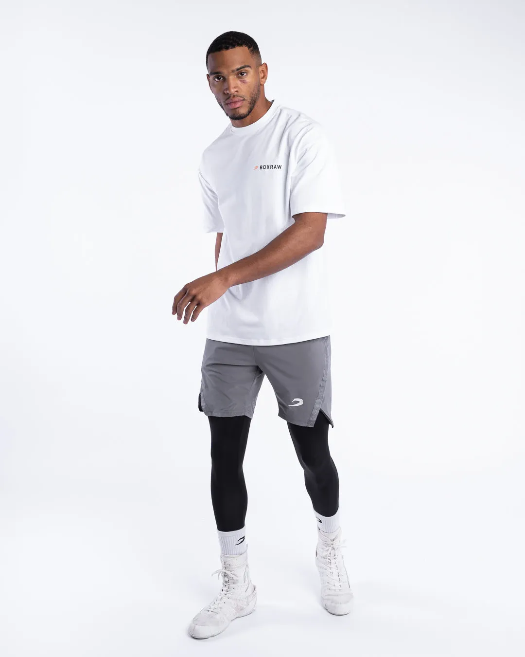 We Don't Play Boxing Oversized T-Shirt - White